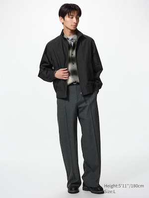Brushed Jersey Wide Trousers