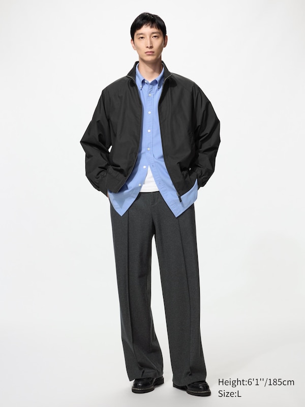 Brushed Jersey Wide Trousers (Longer)