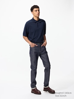 Selvedge Stretch Slim Fit Jeans
