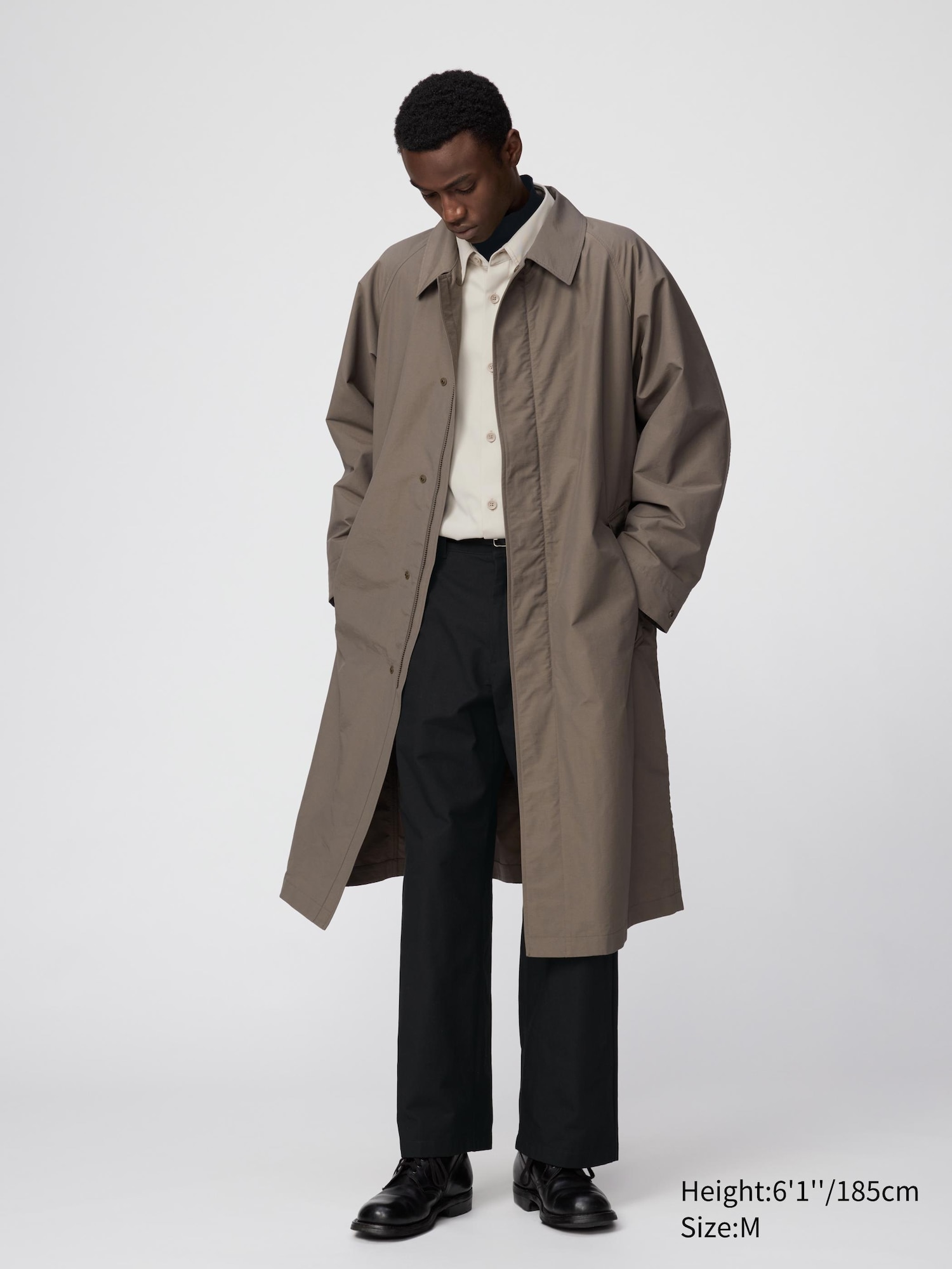 Men's Oversized Single Breasted Coat | UNIQLO UK