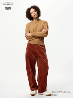 Corduroy Curve Trousers (Longer)