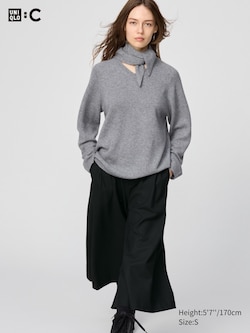 100% Cashmere Relaxed V Neck Jumper