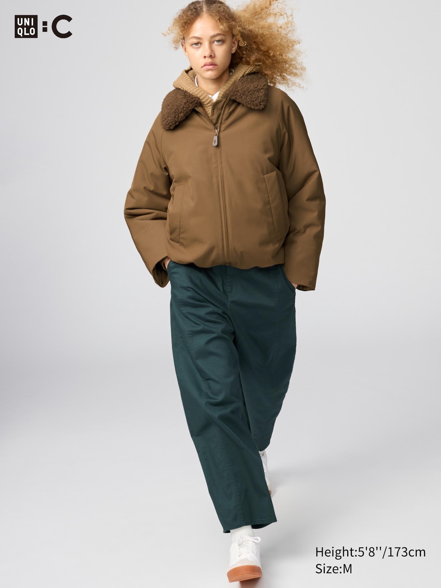 Cotton Curve Ankle Trousers