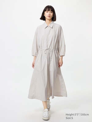 Nylon Dress (3/4 Sleeve)