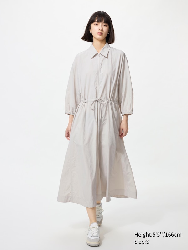 Nylon Dress (3/4 Sleeve)