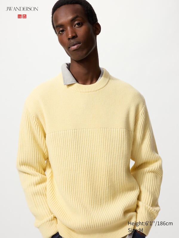 Ribbed Crew Neck Jumper