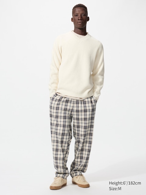 Flannel Easy Ankle Trousers