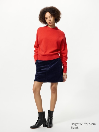 Lambswool Mock Neck Sweater
