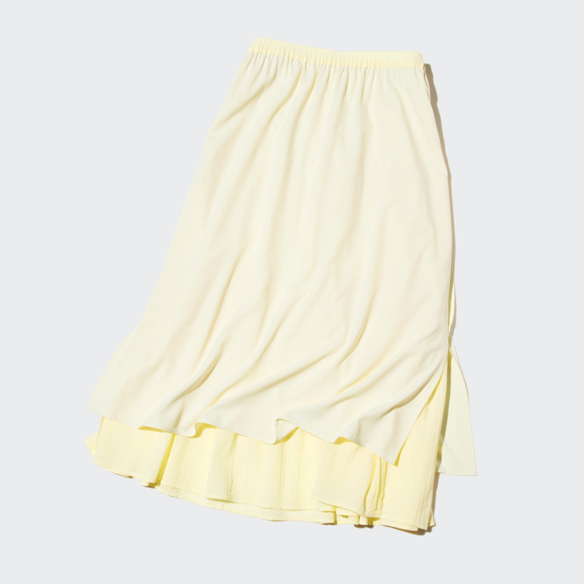 Women's Tiered Skirt (Shorter) | UNIQLO UK