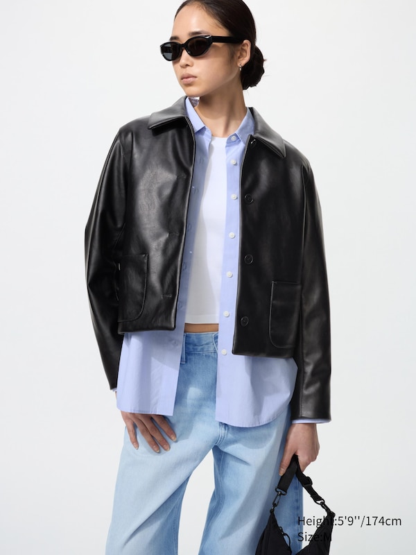 Coated Short Jacket