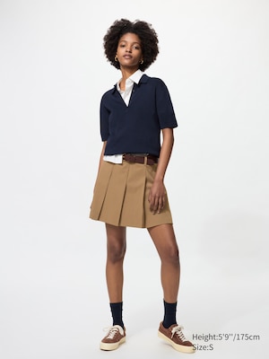 Pleated Skort
