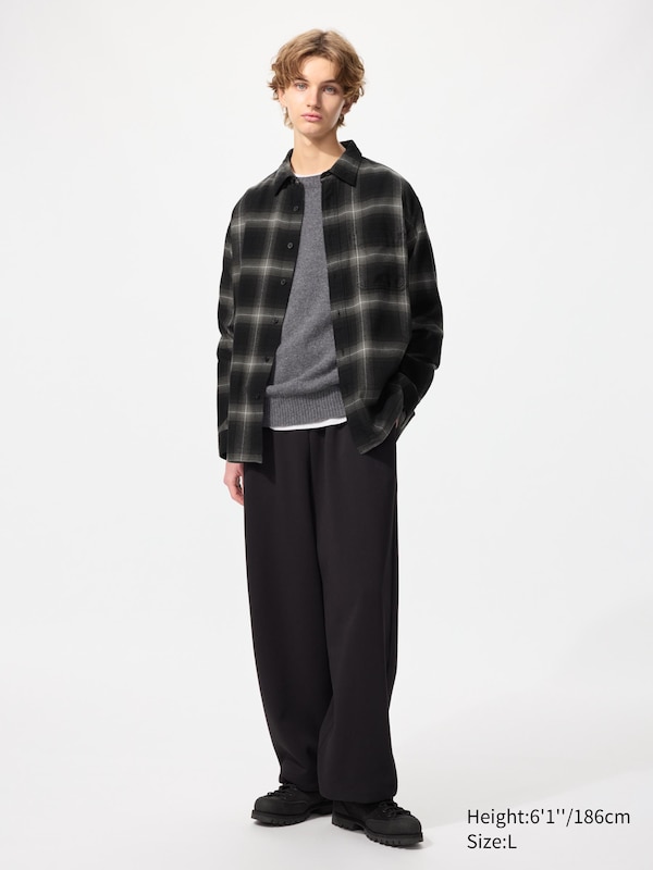 Flannel Shirt (Check, Regular Collar)