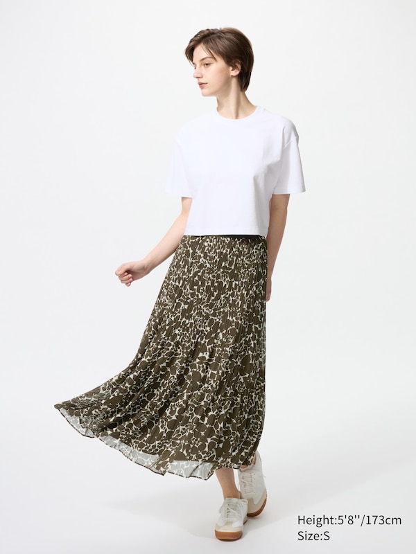 Chiffon Tiered Skirt (Printed)