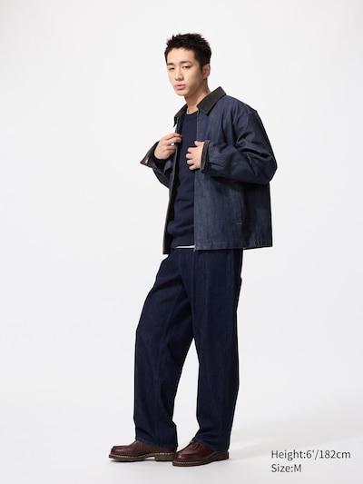 Zip-Up Short Blouson | Denim