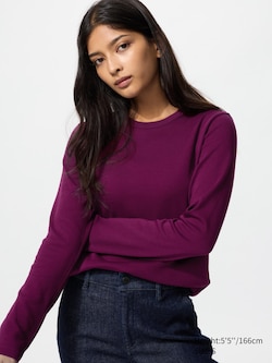 Smooth Stretch Cotton T-Shirt (Long Sleeve)