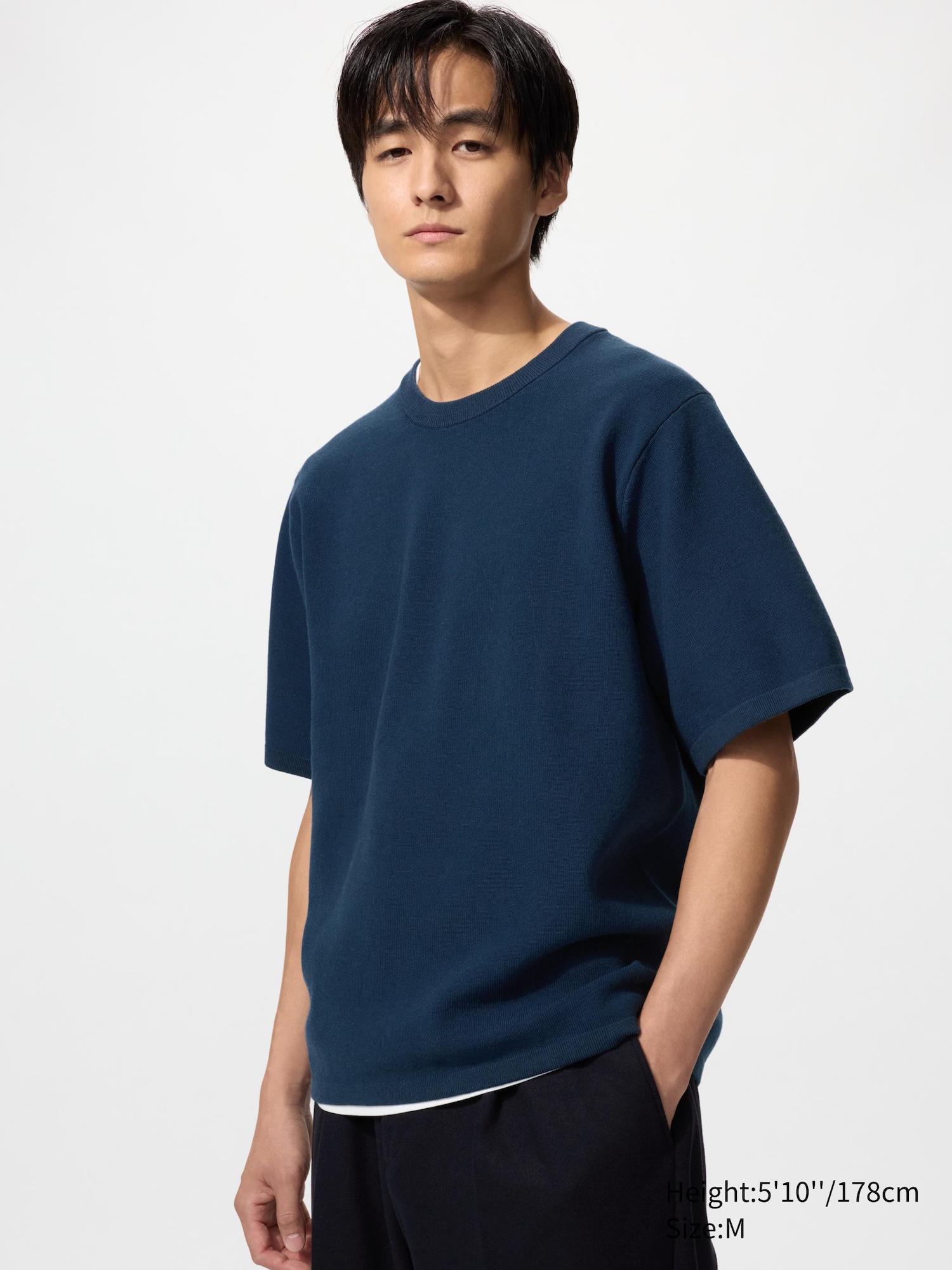 Washable Milano Ribbed Knitted T-Shirt