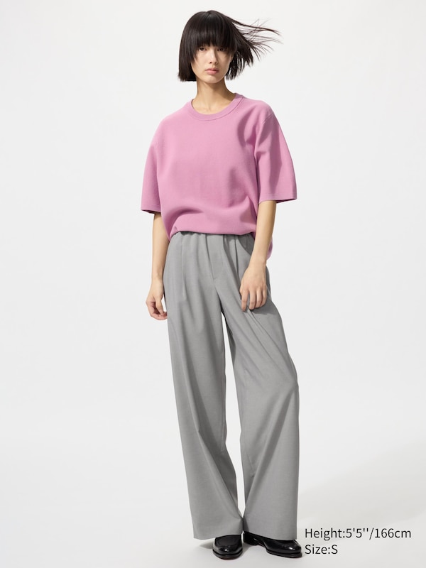 Washable Milano Ribbed Knitted T-Shirt