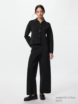 Washable Milano Ribbed Trousers