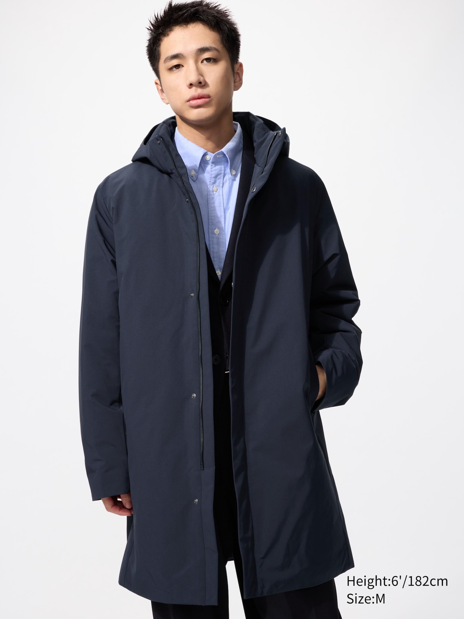Hybrid Recycled Down Coat