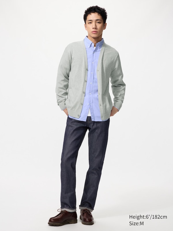 Knit V Neck Cardigan