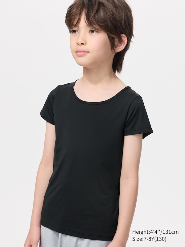 AIRism Mesh Scoop Neck T-Shirt