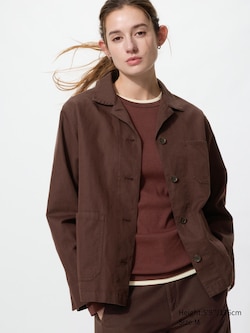 Linen Blend Coverall