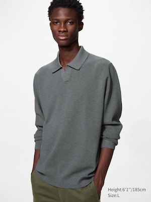 Washable Milano Ribbed Skipper Polo Jumper