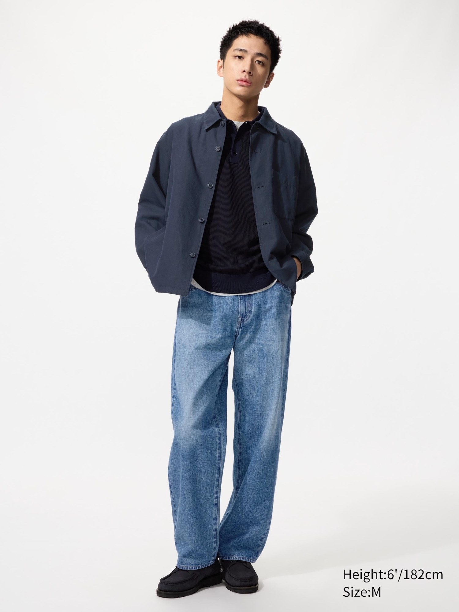 Cotton Linen Blend Shirt Jacket
