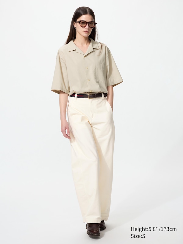 Open Collar Shirt (Short Sleeve)