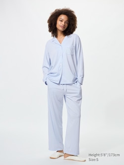 AIRism Cotton Pyjamas (Long Sleeve)