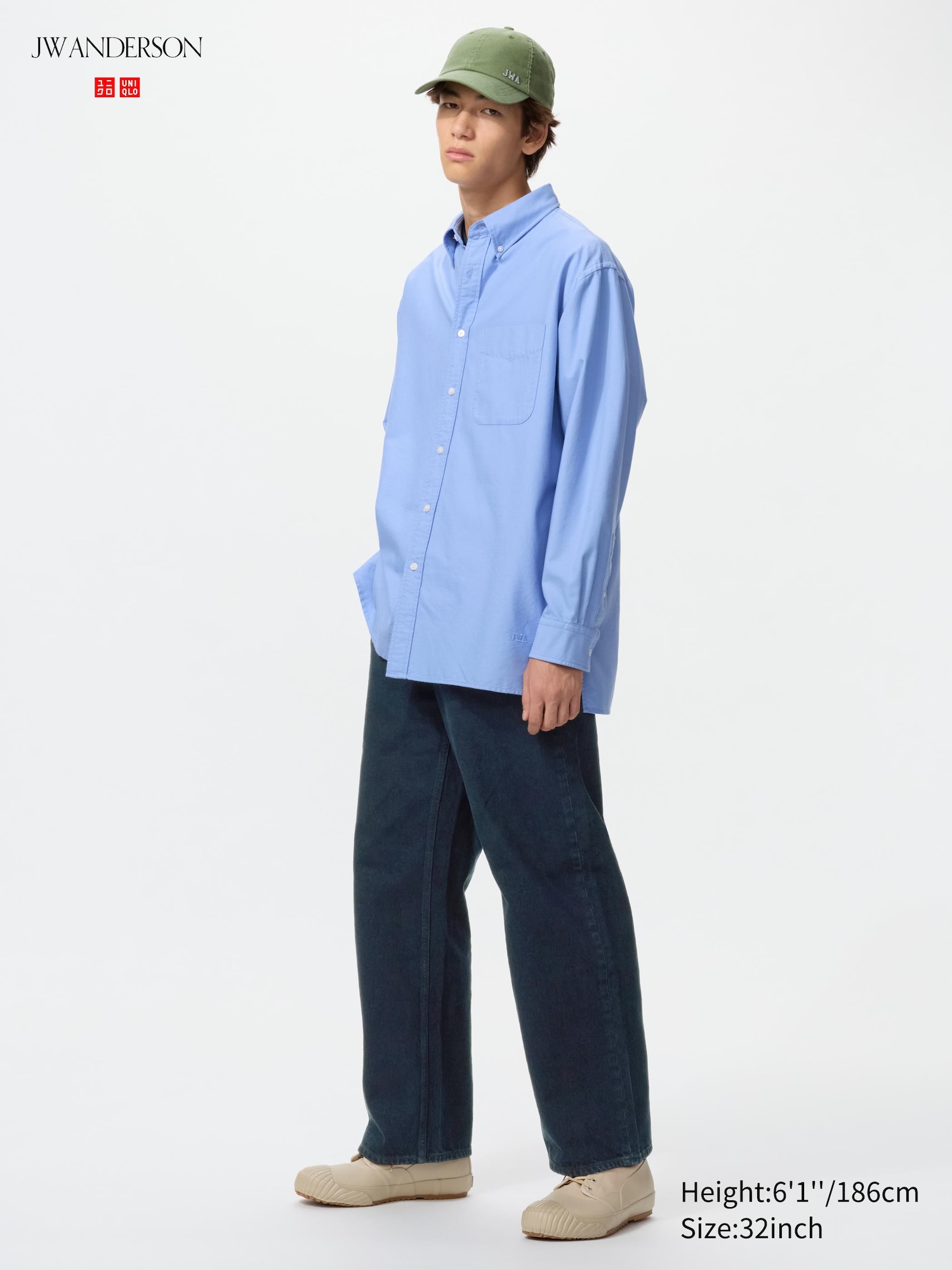 Wide Straight Colour Jeans