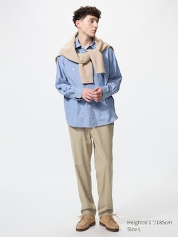 Linen Blend Relaxed Trousers