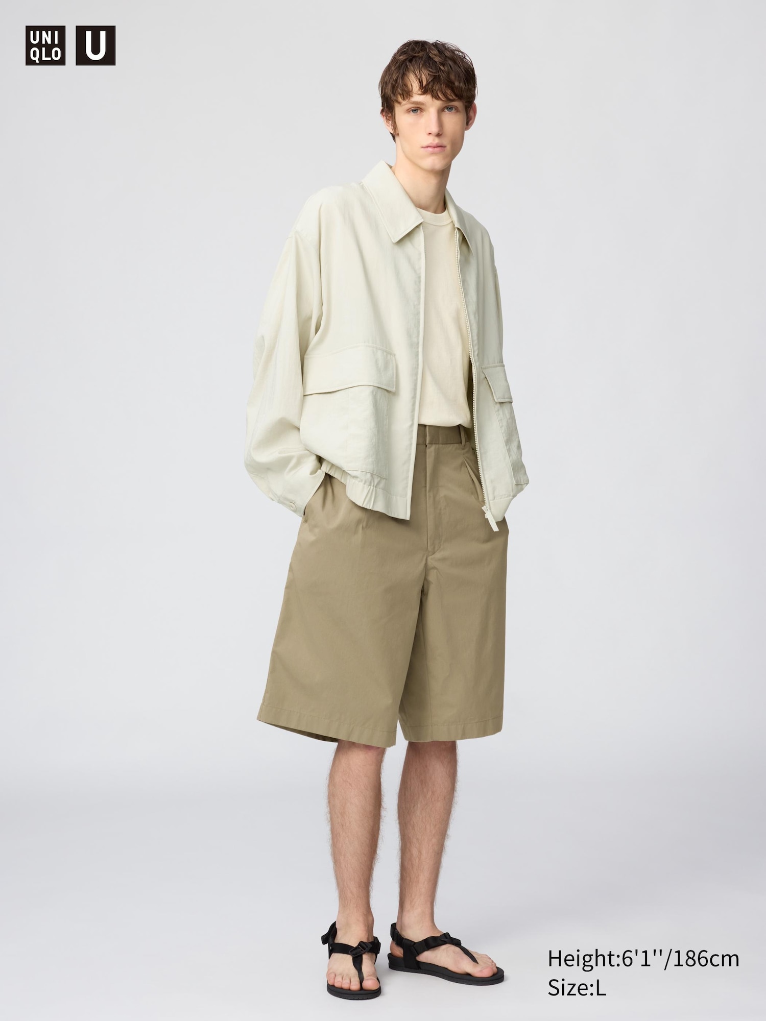 Pleated Wide Shorts