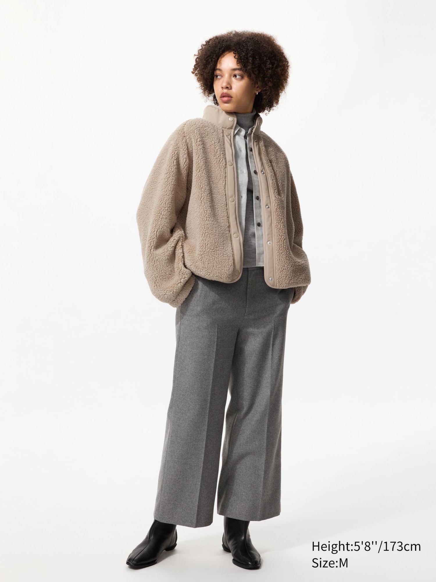 Women's Fleece Stand Collar Jacket | UNIQLO UK Women's Fleece Stand Collar Jacket | UNIQLO UK