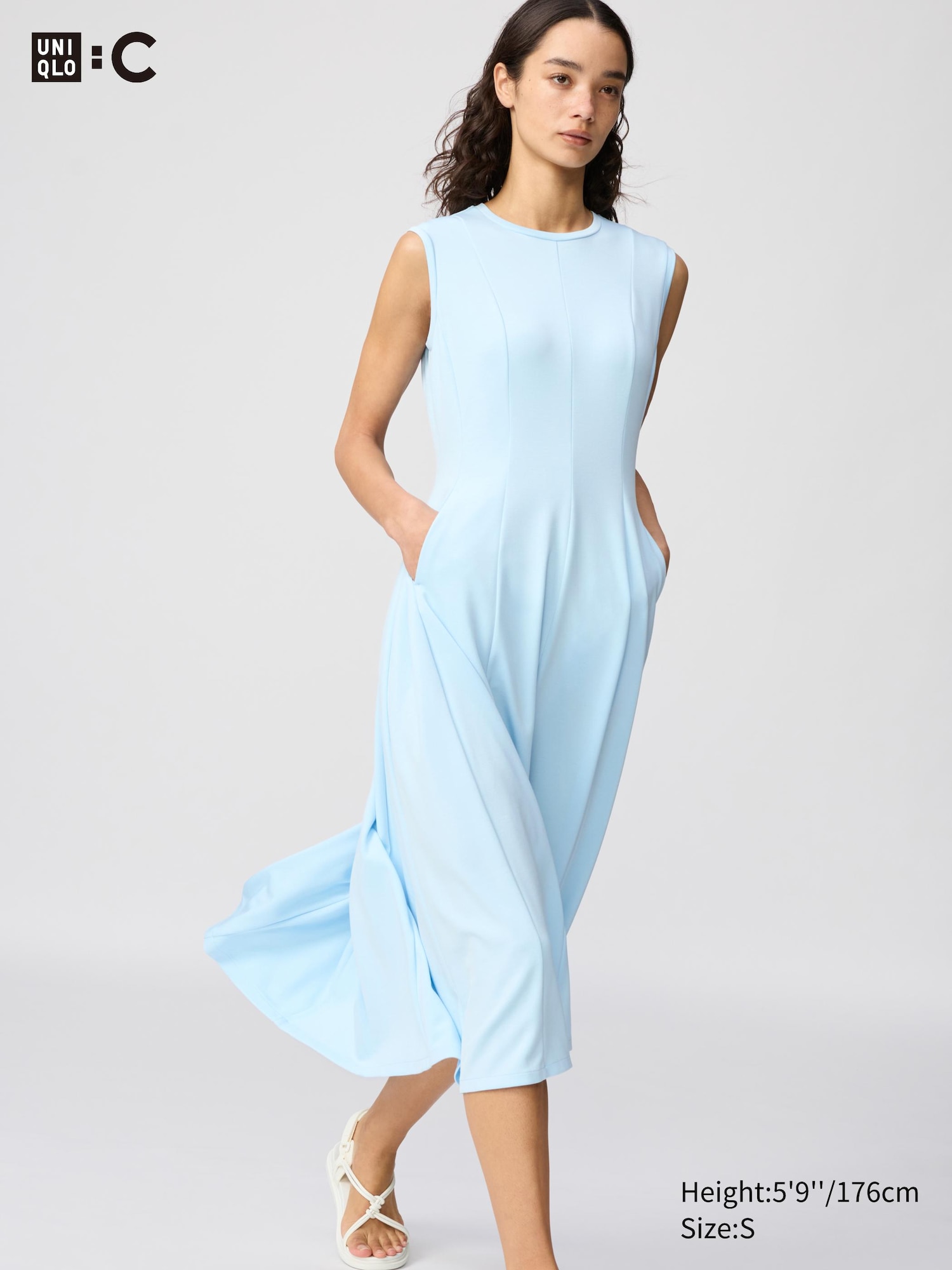 uniqlo combination flare dress Women's Combination Dress