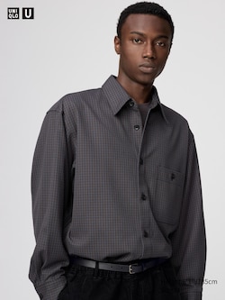 Twill Oversized Shirt (Check)