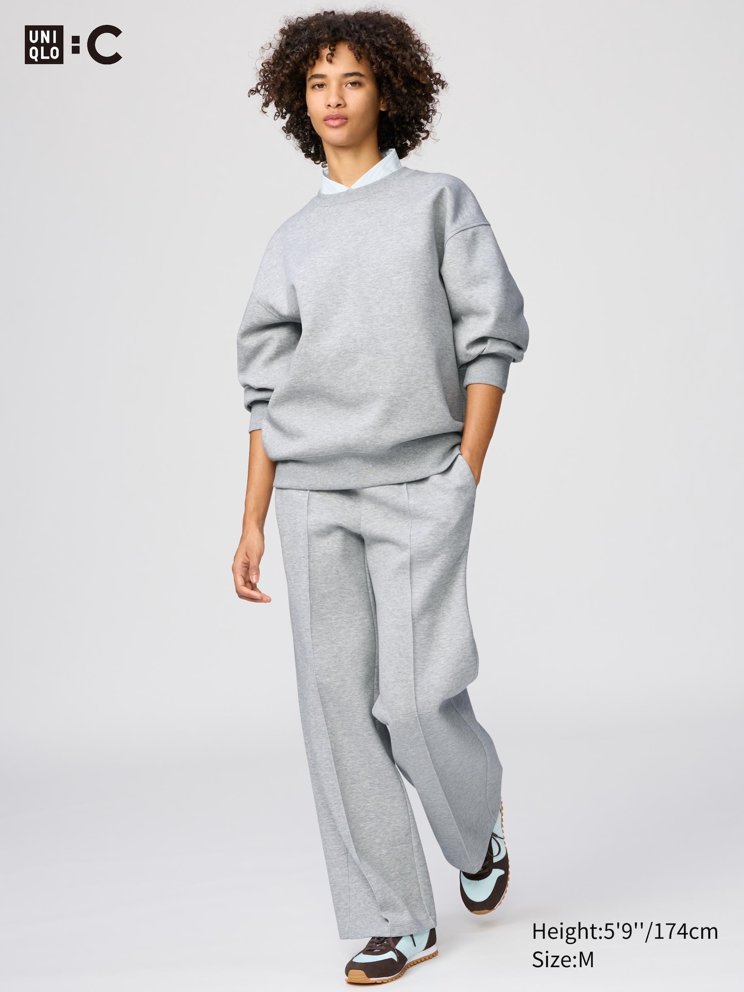 Sweat Straight Trousers