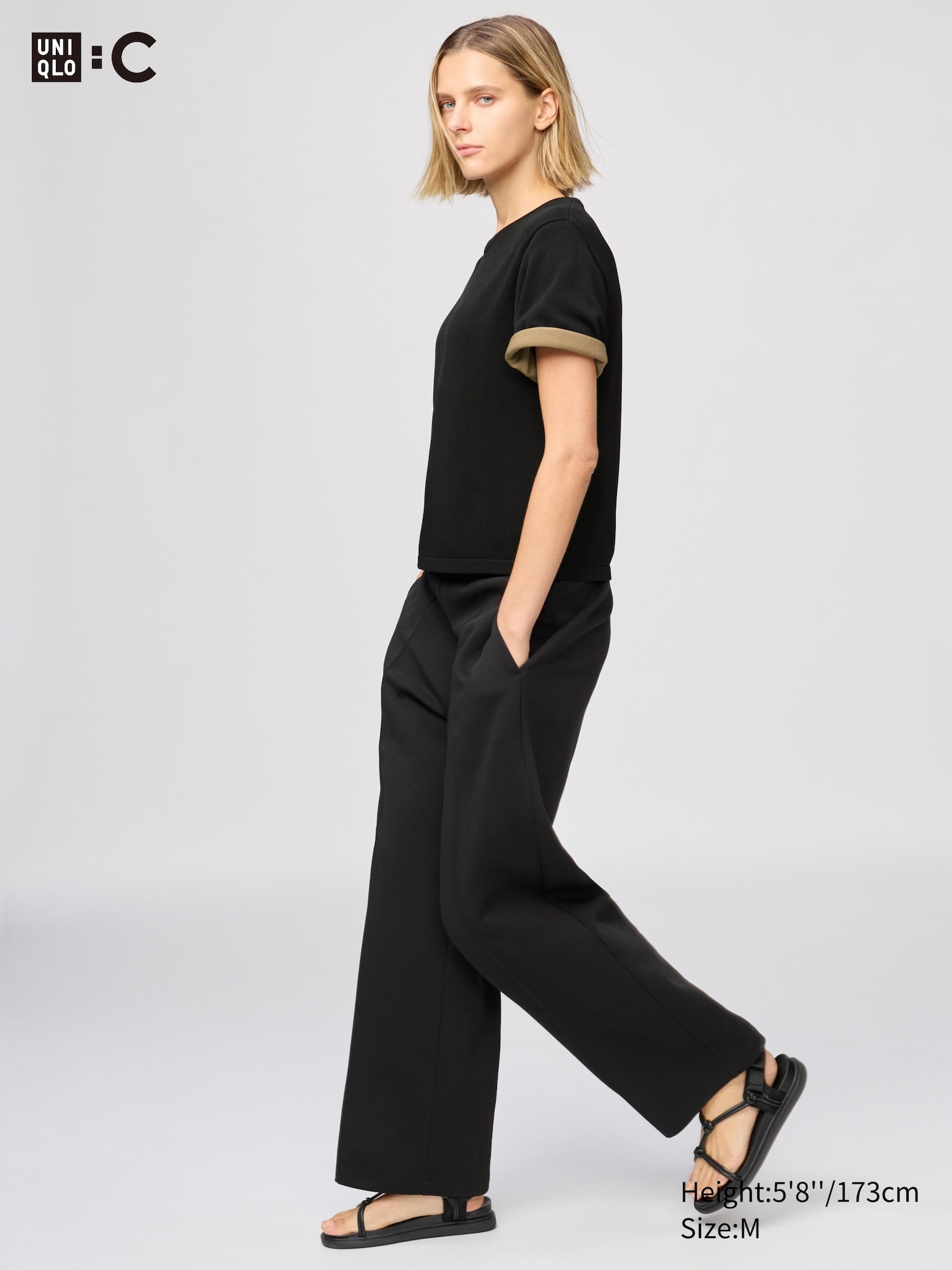Sweat Straight Trousers