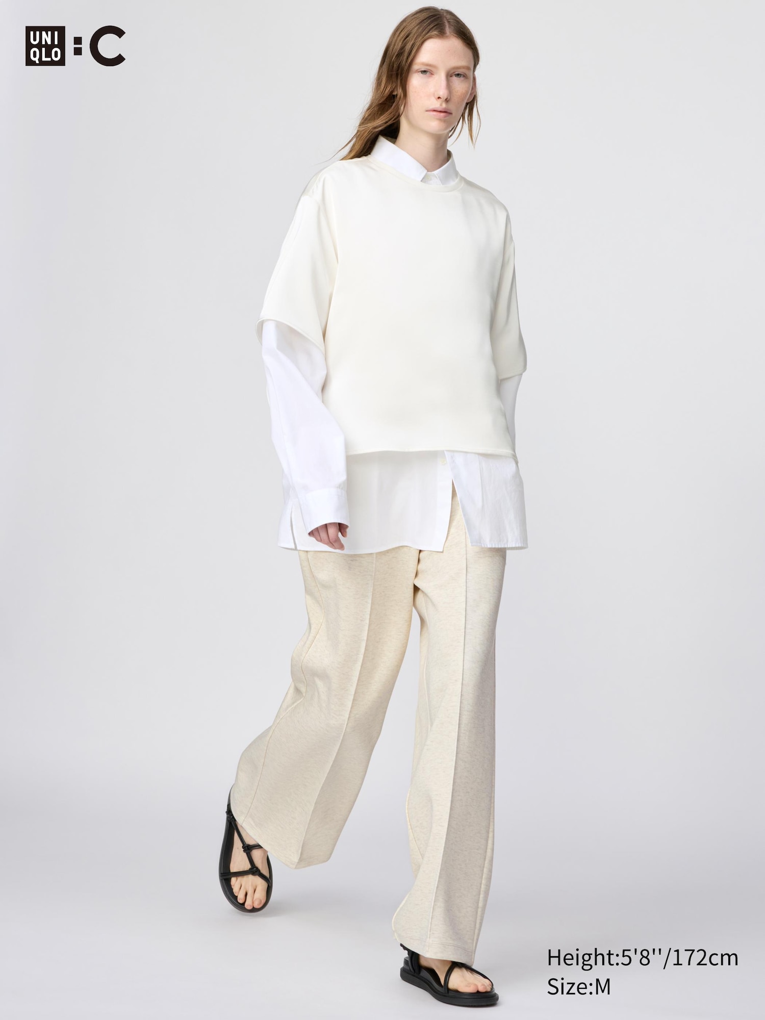 Sweat Straight Trousers