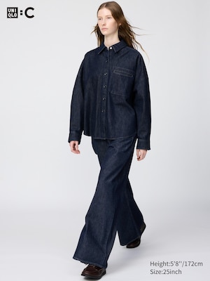 Low Rise Wide Jeans