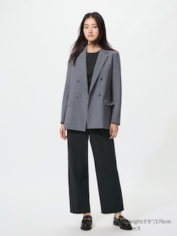 Cotton Relaxed Ankle Trousers (Longer)