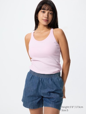 Cotton Easy Shorts (Denim)