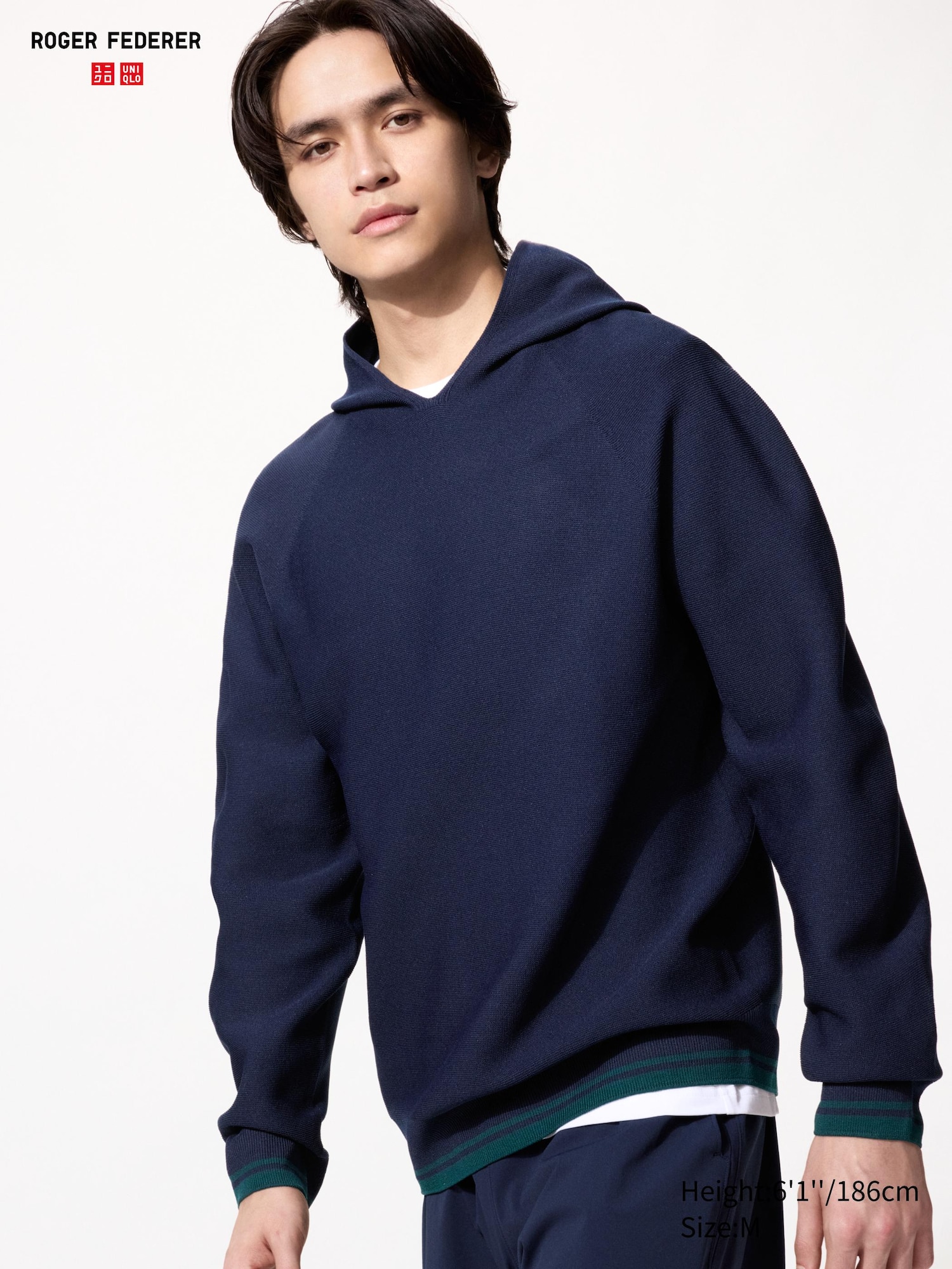 Washable 3D Knit Pullover Hoodie