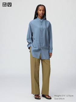 High Rise Straight Trousers