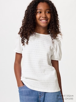 Puff Sleeve T-Shirt (Shirring)