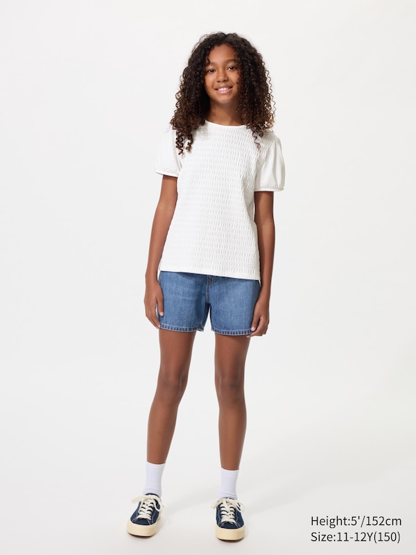 Puff Sleeve T-Shirt (Shirring)