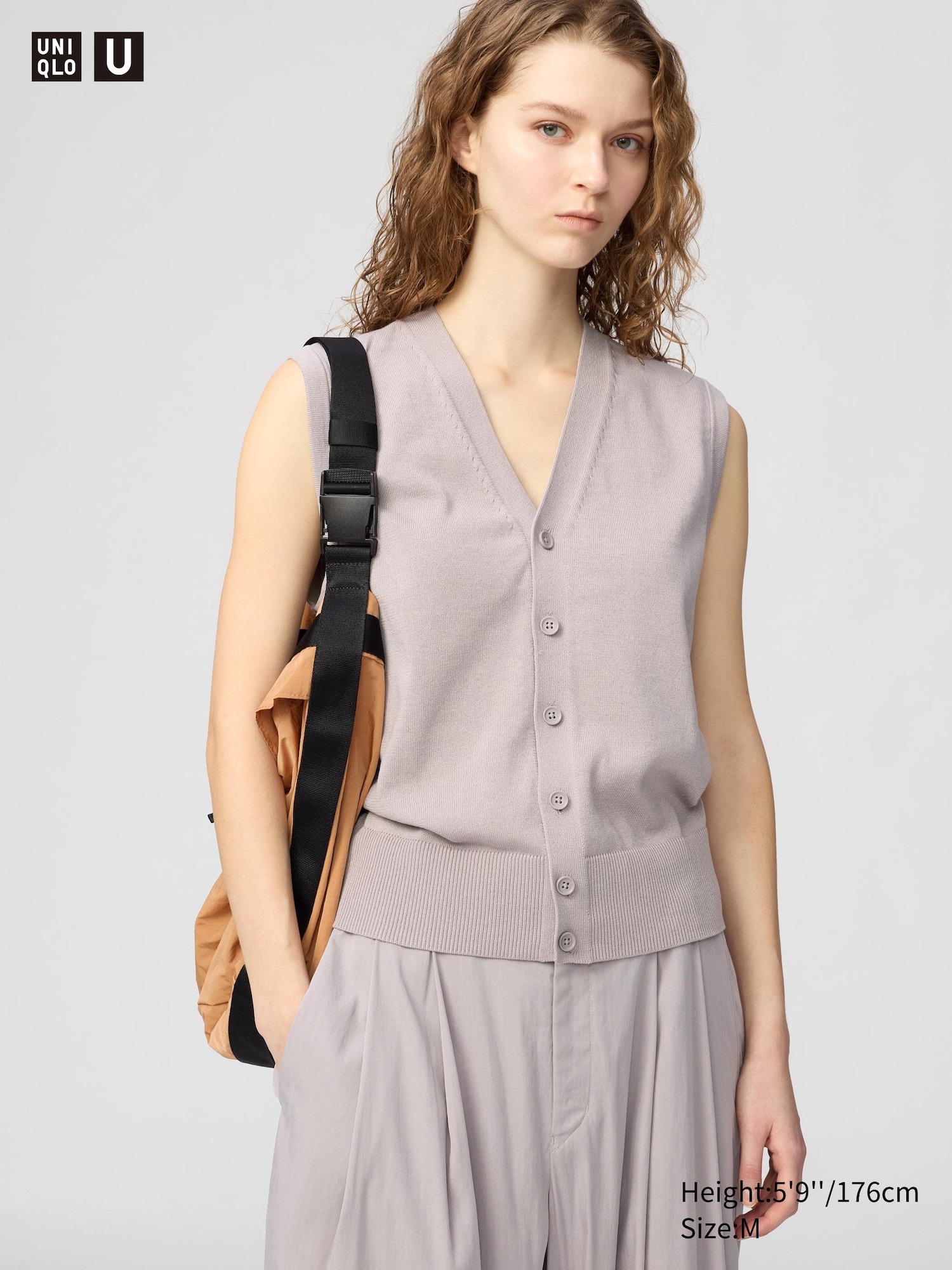 Washable Button-Down Knit Vest