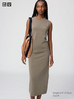 3D Cotton Knit Dress