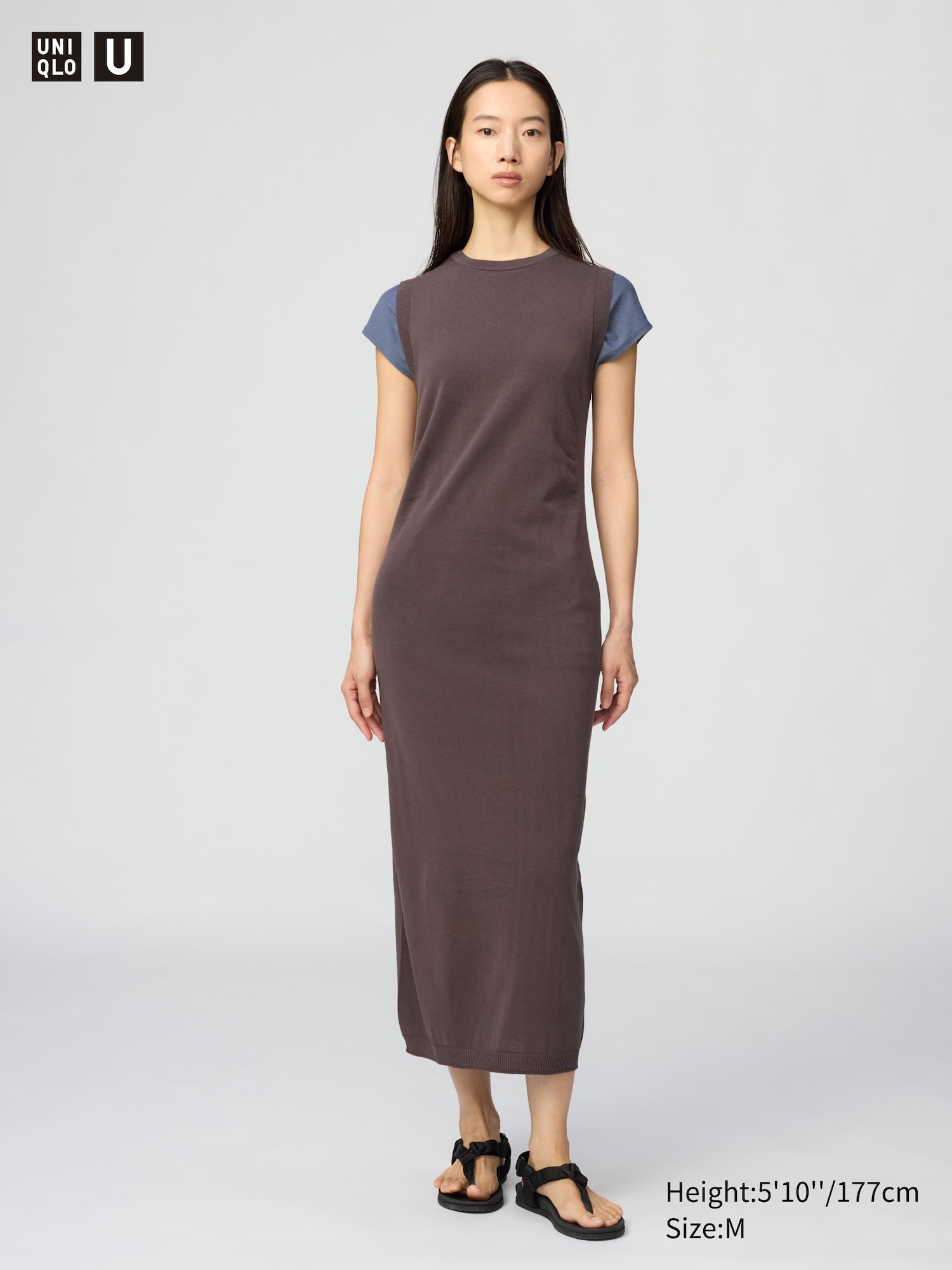 3D Cotton Knit Dress