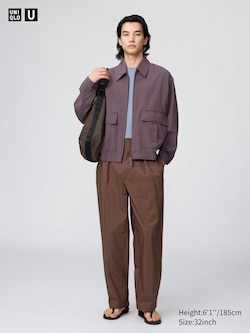 Pleated Wide Trousers